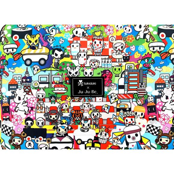 JuJuBe Tokidoki Sushi Cars MegaTech Laptop Case / Sleeve 17” Teflon Agion - Rare - Picture 2 of 8